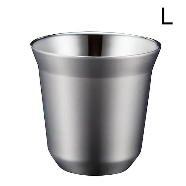 Practical Stainless Steel Coffee Beer Cup Insulated Wine Bar Glass Water Mug Practical Stainless Steel Coffee Beer Cup Insulated Wine Bar Glass Water Mug